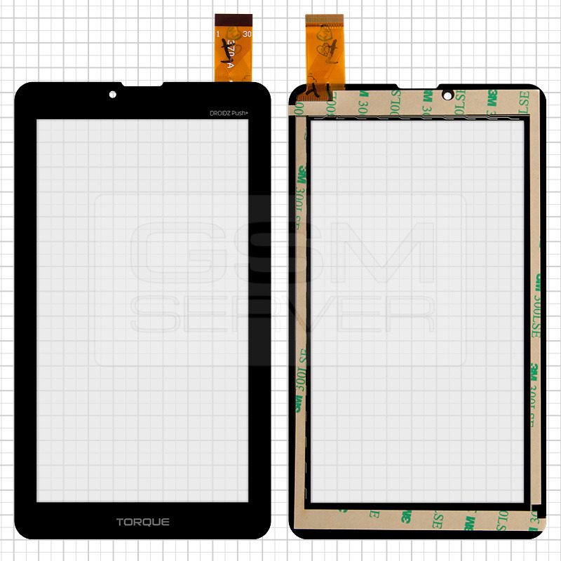 touchscreen-for-china-tablet-pc-6-8-mystery-mid-713g-roverpad-6-8-tablets black capacitive 30 pin 185 105 mm 6 8 hs1275 v106 fm707101kd-370-a