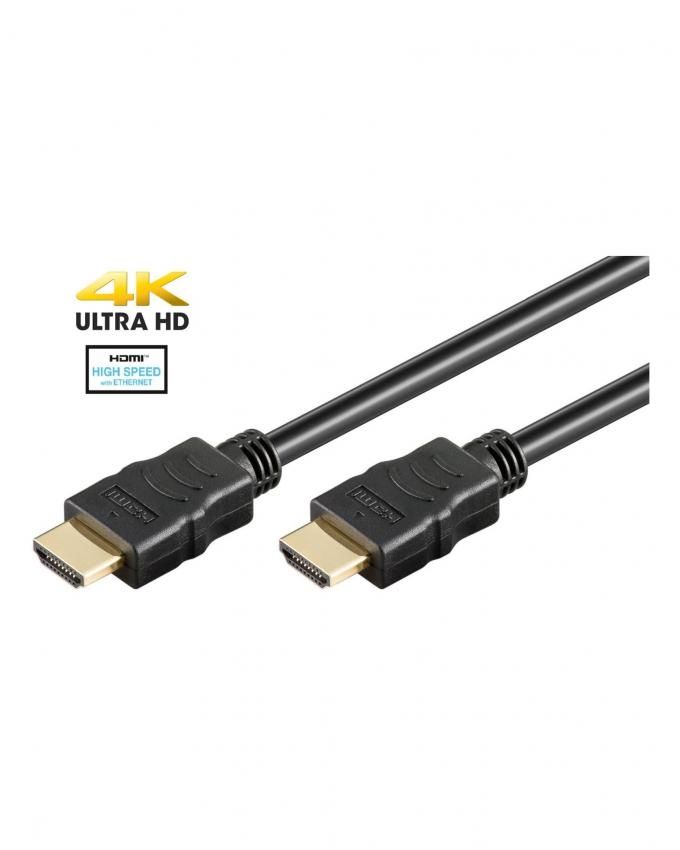 Câble HDMI Standard avec Ethernet 4K Ultra HD, Type A blindé M/M 10m