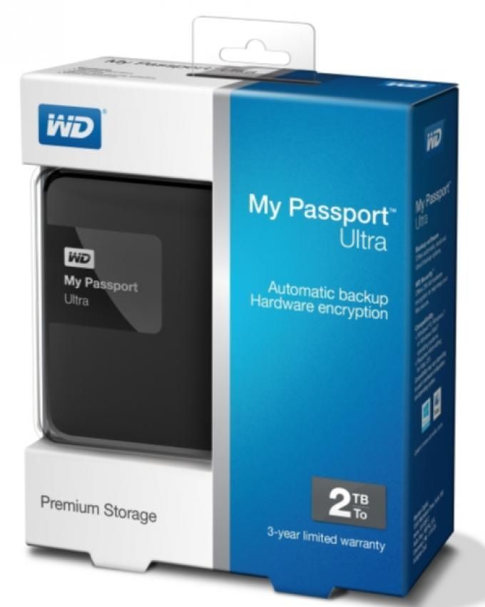Western Digital HDD MyPass Ultra 2To WD - Noir