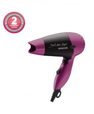 Sencor Sèche cheveux de voyage 850 W. Garantie 2 ans - Noir/Violet prix maroc
