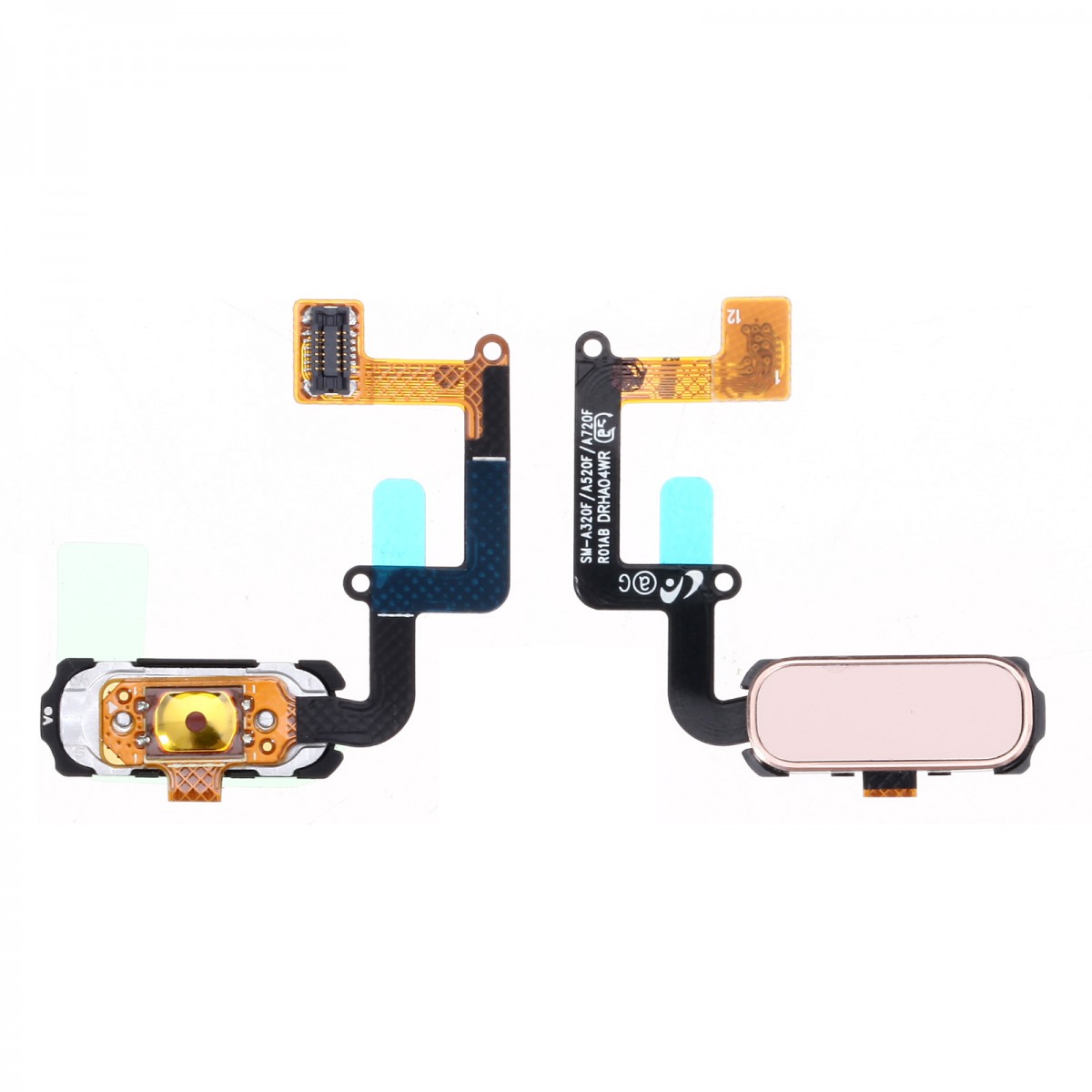 NAPPE BOUTON HOME SAMSUNG GALAXY A3 2017 (A320F) A5 2017 (A520F) A7 2017 (A720F) ROSE