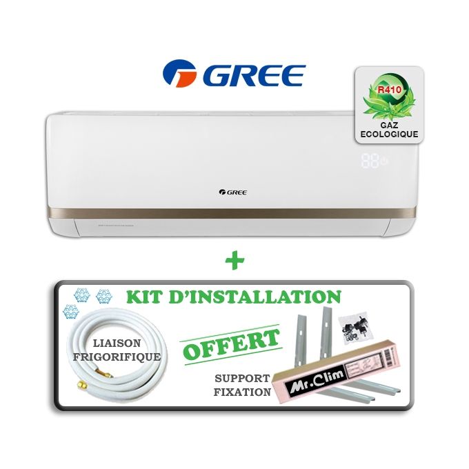 Gree Model Bora Climatiseur Mural Gree Model Bora 9000Btu/h prix maroc