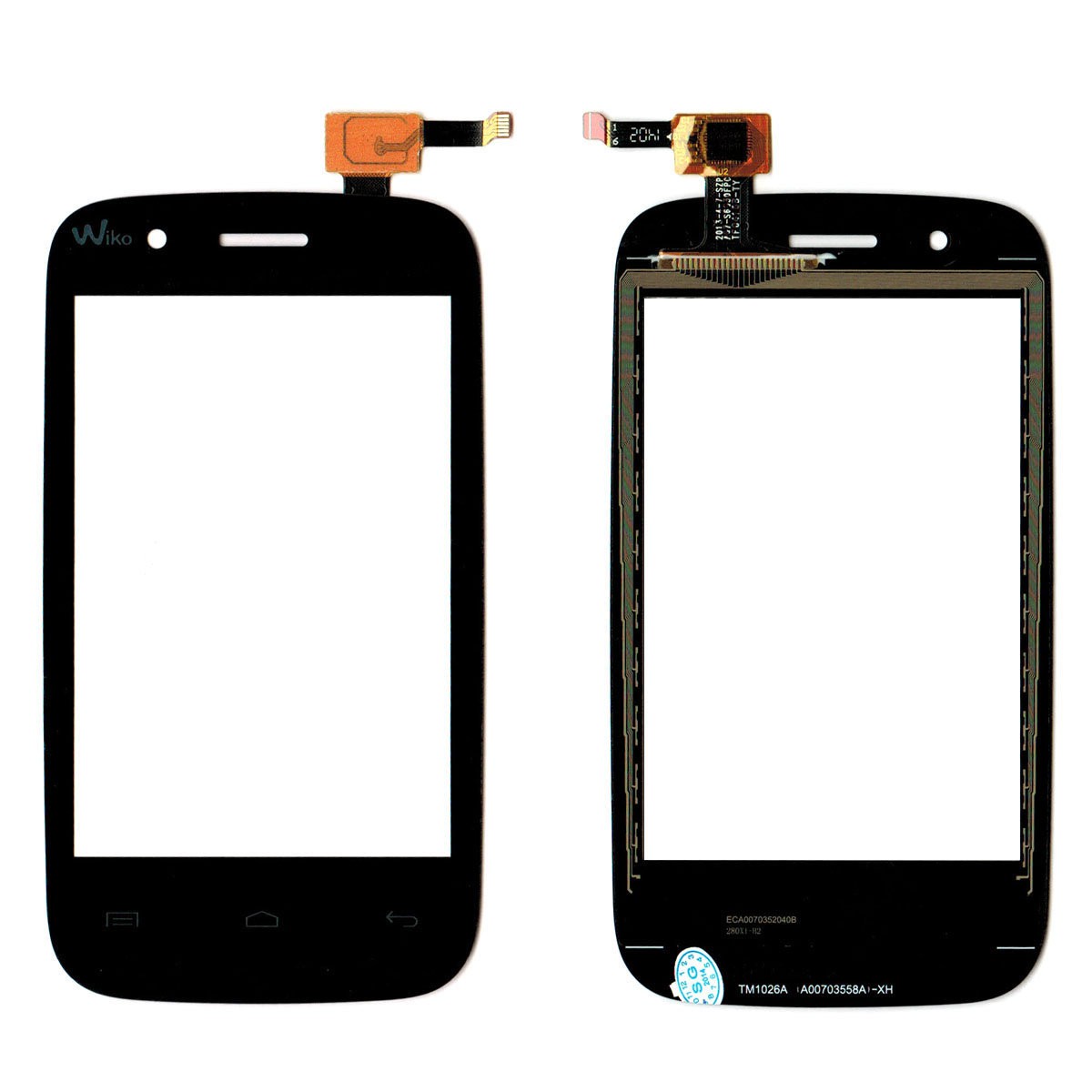 VITRE TACTILE WIKO OZZY NOIR-prix-maroc