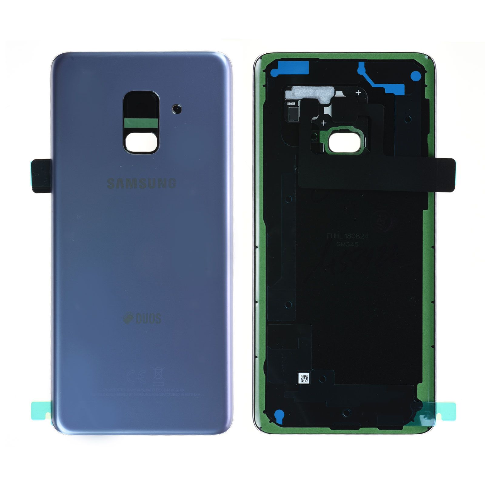 samsung-a8-2018-a530f-vitre-arriere-duos-orchidee-gh82-15557b