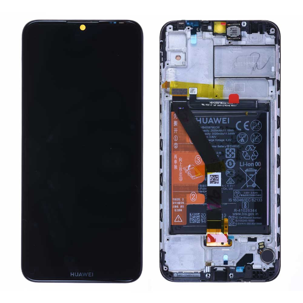 huawei-y6-2019-ecran-chassis-batterie-noir-02352lvm-prix-maroc-lcdmaroc