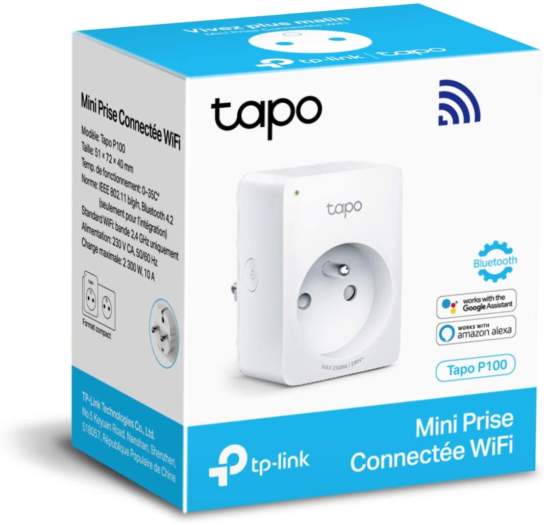 MINI PRISE TAPO P100 CONNECTEE WIFI TP-LINK – SWITCH Maroc